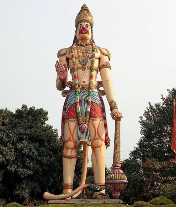 75ft tall Statue of Lord Hanuman in Hanuman Vatika, Rourkela, Odisha